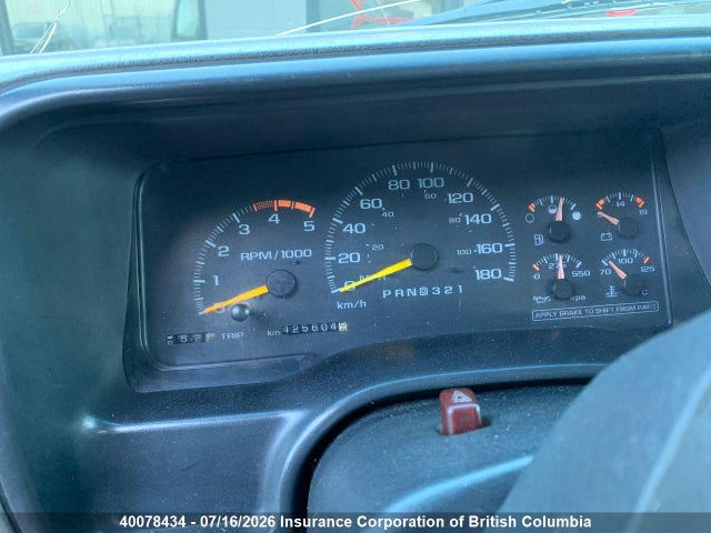 1998 Chevrolet Sierra მანქანა იყიდება აუქციონზე, vin: 1GCGK29F0WE237823, აუქციონის ნომერი: 40078434