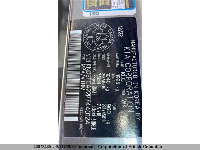 KIA Seltos Sx 2023 KNDETCA22P7440124 Image 5