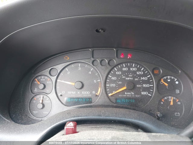 2003 Chevrolet  მანქანა იყიდება აუქციონზე, vin: 1GCDT13X13K158492, აუქციონის ნომერი: 40078449