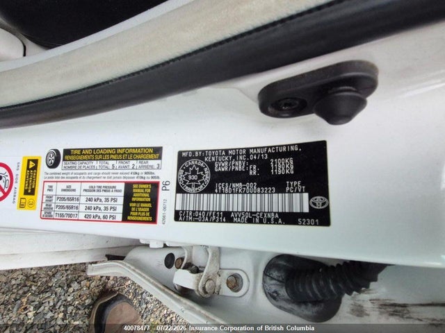 Продаж на аукціоні авто 2013 Toyota Camry, vin: 4T1BD1FK7DU083223, номер лоту: 40078477