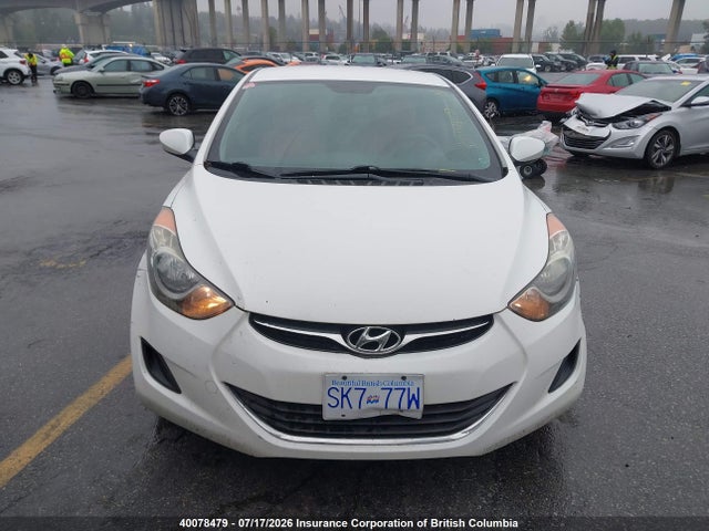 40078479 :رقم المزاد ، 5NPDH4AE0DH275016 vin ، 2013 Hyundai Elantra Gls/limited مزاد بيع