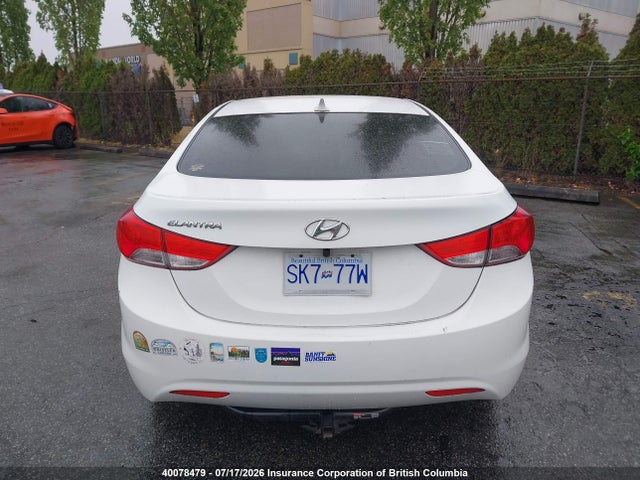 40078479 :رقم المزاد ، 5NPDH4AE0DH275016 vin ، 2013 Hyundai Elantra Gls/limited مزاد بيع