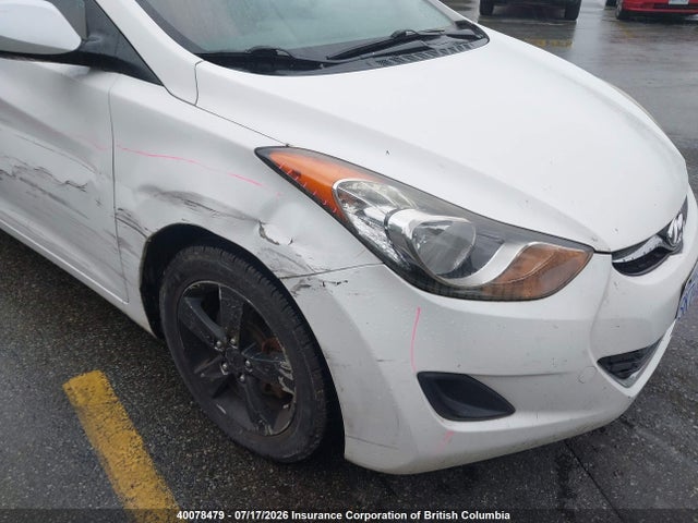 40078479 :رقم المزاد ، 5NPDH4AE0DH275016 vin ، 2013 Hyundai Elantra Gls/limited مزاد بيع
