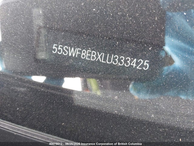 2020 Mercedes-benz C 300 4matic მანქანა იყიდება აუქციონზე, vin: 55SWF8EBXLU333425, აუქციონის ნომერი: 40075012