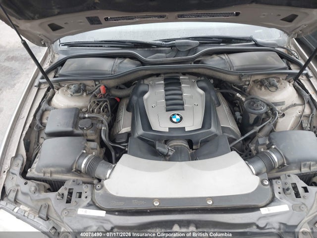 2006 Bmw 750li მანქანა იყიდება აუქციონზე, vin: WBAHN83576DT31604, აუქციონის ნომერი: 40078490
