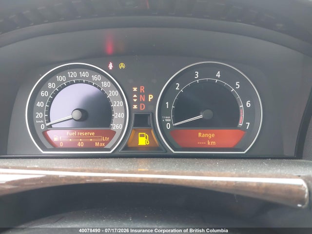2006 Bmw 750li მანქანა იყიდება აუქციონზე, vin: WBAHN83576DT31604, აუქციონის ნომერი: 40078490