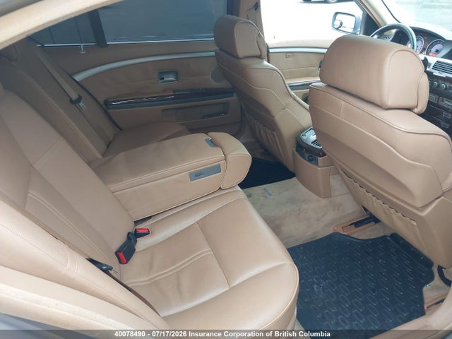 2006 Bmw 750li მანქანა იყიდება აუქციონზე, vin: WBAHN83576DT31604, აუქციონის ნომერი: 40078490