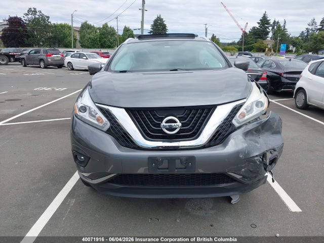 5N1AZ2MH2GN136242 Nissan Murano S/sl/sv/platinum