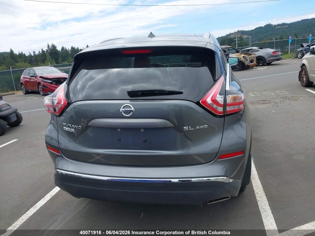 5N1AZ2MH2GN136242 Nissan Murano S/sl/sv/platinum