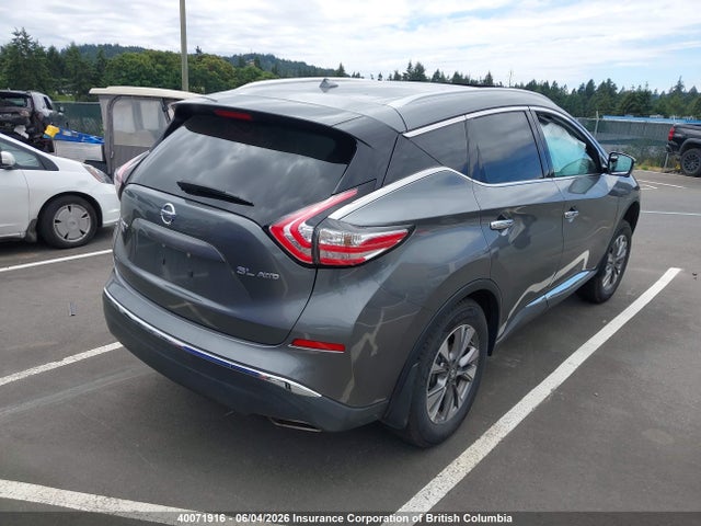 5N1AZ2MH2GN136242 Nissan Murano S/sl/sv/platinum