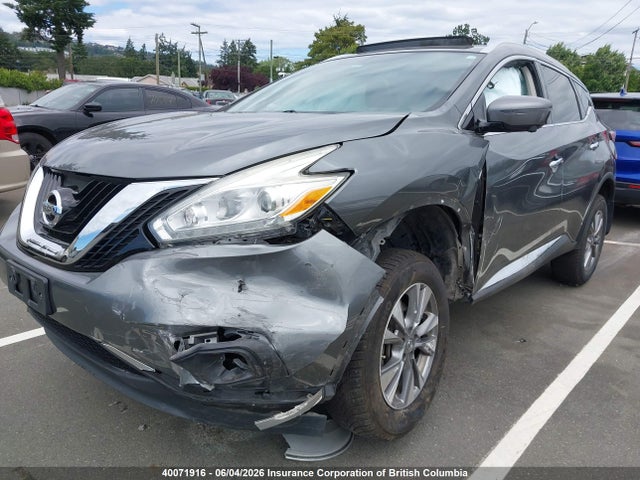 5N1AZ2MH2GN136242 Nissan Murano S/sl/sv/platinum