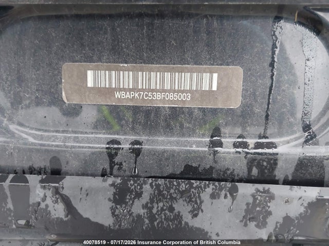 Продаж на аукціоні авто 2011 Bmw 328i, vin: WBAPK7C53BF085003, номер лоту: 40078519