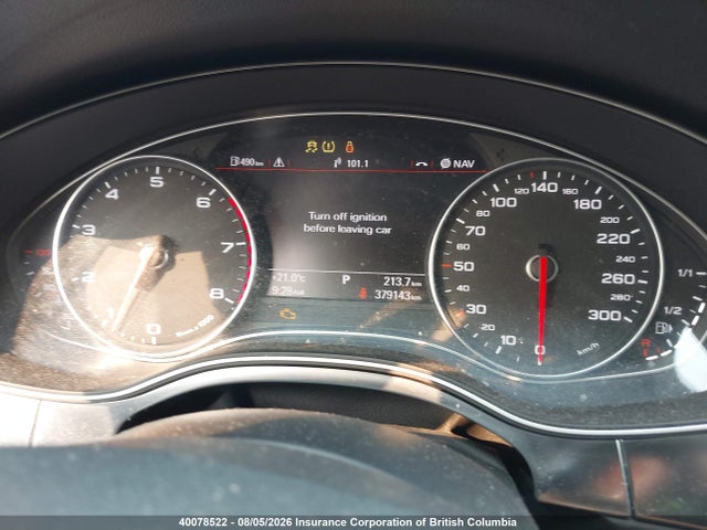 Aukcja sprzedaży 2013 Audi A6, vin: WAUFFCFCXDN035128, numer aukcji: 40078522