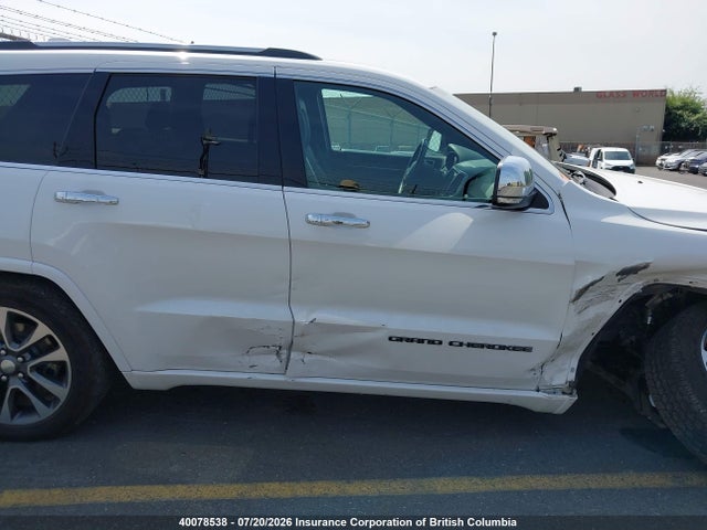 40078538 :رقم المزاد ، 1C4RJFCG2HC957160 vin ، 2017 Jeep Grand Cherokee Overland مزاد بيع