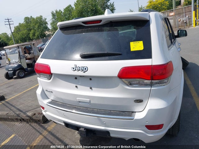 40078538 :رقم المزاد ، 1C4RJFCG2HC957160 vin ، 2017 Jeep Grand Cherokee Overland مزاد بيع