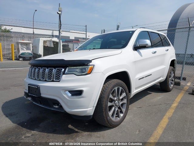 40078538 :رقم المزاد ، 1C4RJFCG2HC957160 vin ، 2017 Jeep Grand Cherokee Overland مزاد بيع