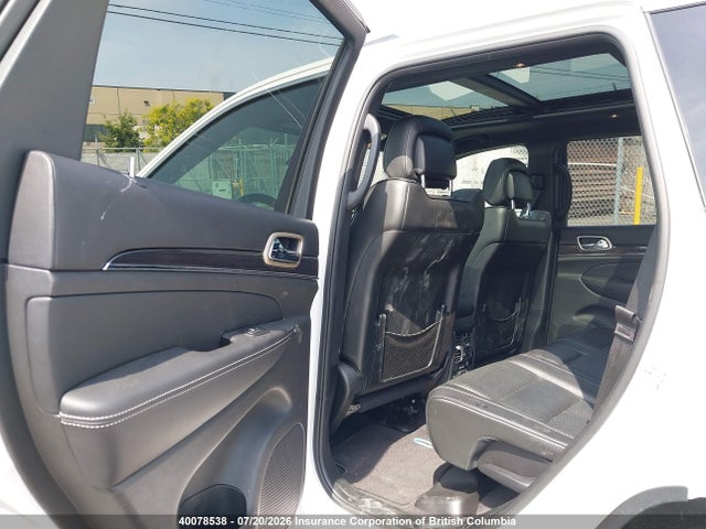 40078538 :رقم المزاد ، 1C4RJFCG2HC957160 vin ، 2017 Jeep Grand Cherokee Overland مزاد بيع