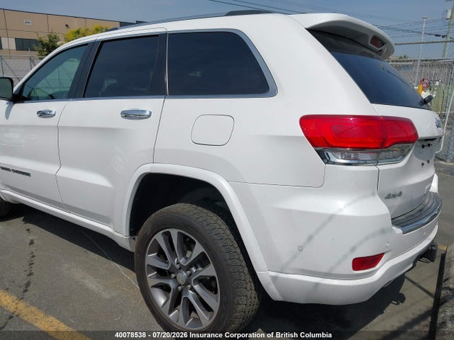 40078538 :رقم المزاد ، 1C4RJFCG2HC957160 vin ، 2017 Jeep Grand Cherokee Overland مزاد بيع