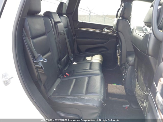 40078538 :رقم المزاد ، 1C4RJFCG2HC957160 vin ، 2017 Jeep Grand Cherokee Overland مزاد بيع