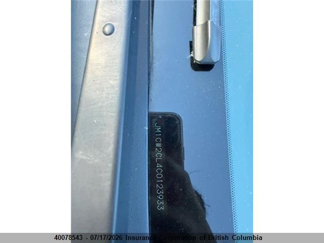 40078543 :رقم المزاد ، JM1CW2CL4C0123933 vin ، 2012 Mazda 5 Mazda Gs مزاد بيع