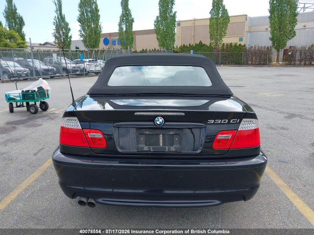 2005 Bmw 330ci მანქანა იყიდება აუქციონზე, vin: WBABW53495PL50287, აუქციონის ნომერი: 40078554
