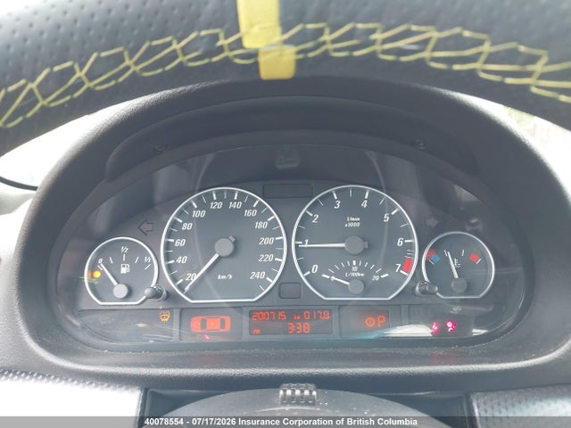 2005 Bmw 330ci მანქანა იყიდება აუქციონზე, vin: WBABW53495PL50287, აუქციონის ნომერი: 40078554