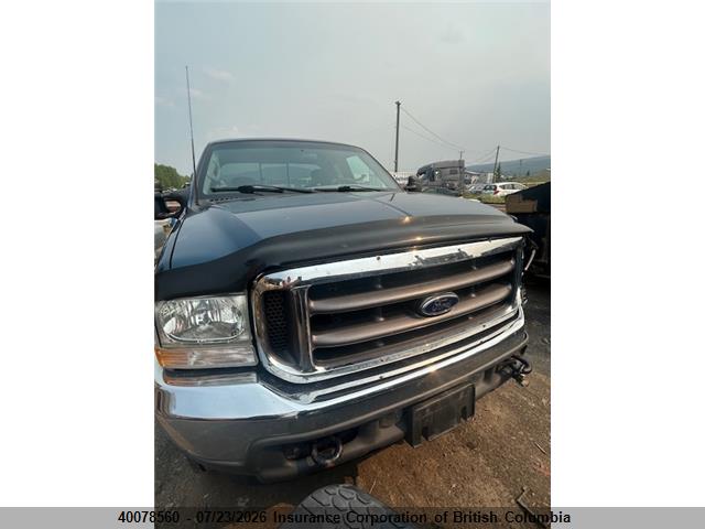 40078560 :رقم المزاد ، 1FTSX31L12EB40496 vin ، 2002 Ford F350 مزاد بيع