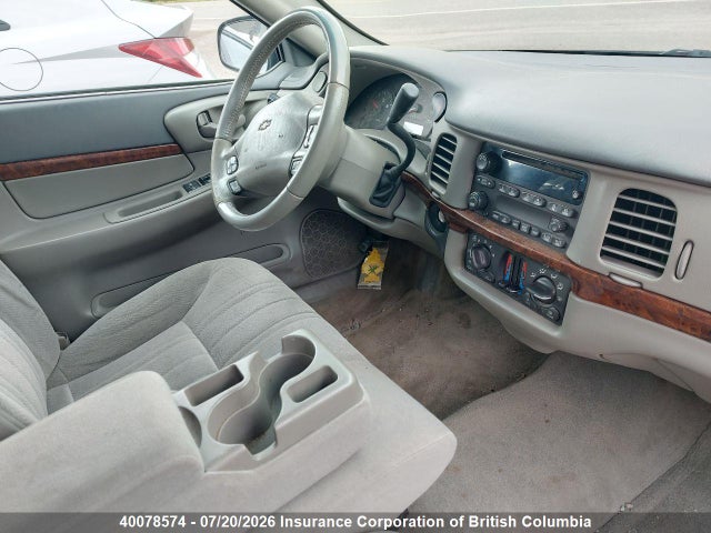 2003 Chevrolet Impala მანქანა იყიდება აუქციონზე, vin: 2G1WF52E139415748, აუქციონის ნომერი: 40078574