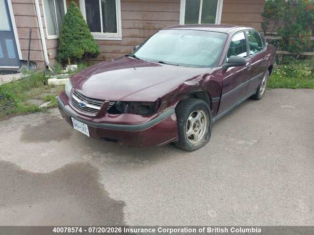 2003 Chevrolet Impala მანქანა იყიდება აუქციონზე, vin: 2G1WF52E139415748, აუქციონის ნომერი: 40078574