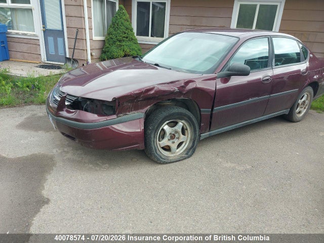 2003 Chevrolet Impala მანქანა იყიდება აუქციონზე, vin: 2G1WF52E139415748, აუქციონის ნომერი: 40078574