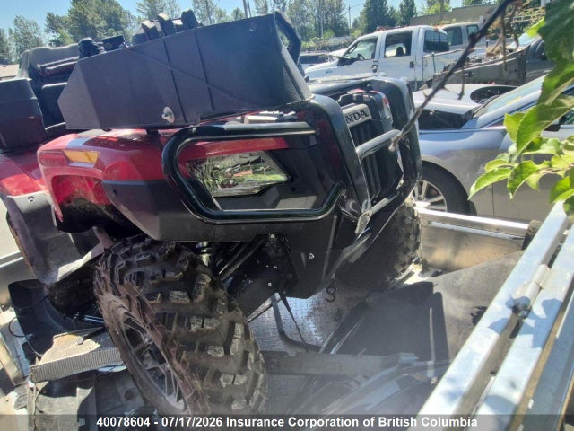 Aukcja sprzedaży 2025 Honda Trx700 Fa, vin: 1HFTE3317SJ100216, numer aukcji: 40078604