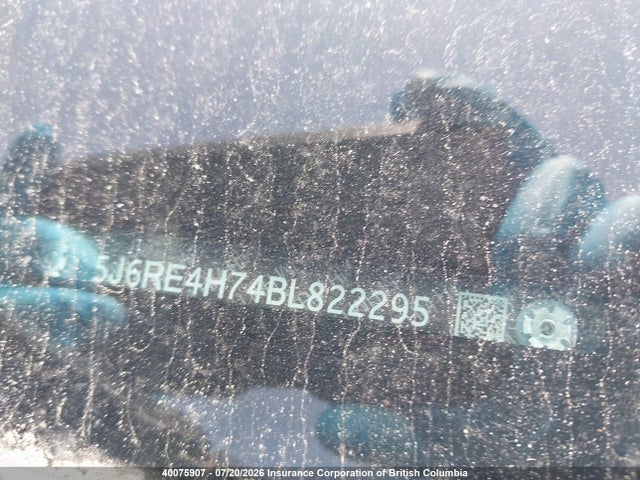 Продажа на аукционе авто 2011 Honda Cr-v Exl, vin: 5J6RE4H74BL822295, номер лота: 40075907
