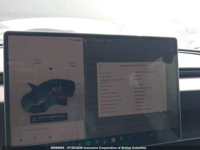 Aukcja sprzedaży 2024 Tesla Model 3, vin: LRW3E7EB0RC088994, numer aukcji: 40069605