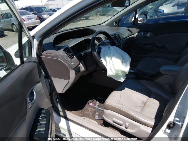 2012 Honda Civic Exl მანქანა იყიდება აუქციონზე, vin: 2HGFB2F95CH054773, აუქციონის ნომერი: 40073829