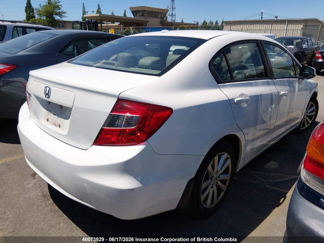 2012 Honda Civic Exl მანქანა იყიდება აუქციონზე, vin: 2HGFB2F95CH054773, აუქციონის ნომერი: 40073829
