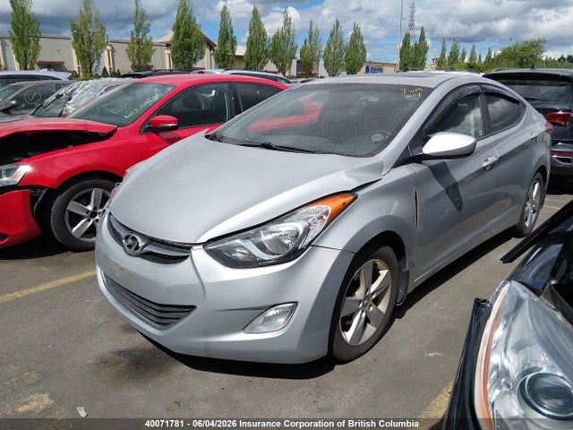 Aukcja sprzedaży 2013 Hyundai Elantra Gls/limited, vin: 5NPDH4AE8DH395856, numer aukcji: 40071781