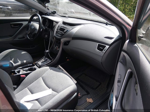 Aukcja sprzedaży 2013 Hyundai Elantra Gls/limited, vin: 5NPDH4AE8DH395856, numer aukcji: 40071781