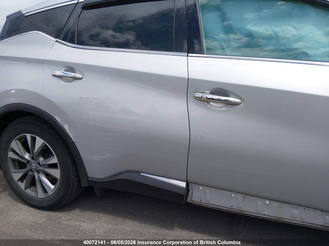 40072141 :رقم المزاد ، 5N1AZ2MH7FN277709 vin ، 2015 Nissan Murano S/sl/sv/platinum مزاد بيع