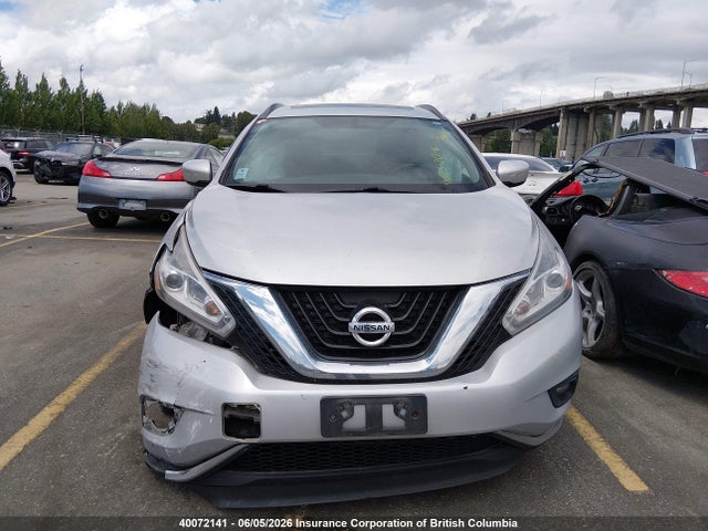 40072141 :رقم المزاد ، 5N1AZ2MH7FN277709 vin ، 2015 Nissan Murano S/sl/sv/platinum مزاد بيع
