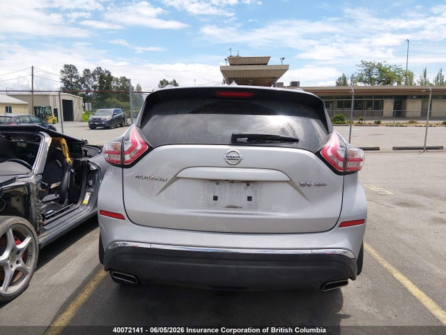 40072141 :رقم المزاد ، 5N1AZ2MH7FN277709 vin ، 2015 Nissan Murano S/sl/sv/platinum مزاد بيع