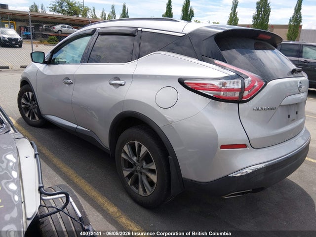 40072141 :رقم المزاد ، 5N1AZ2MH7FN277709 vin ، 2015 Nissan Murano S/sl/sv/platinum مزاد بيع