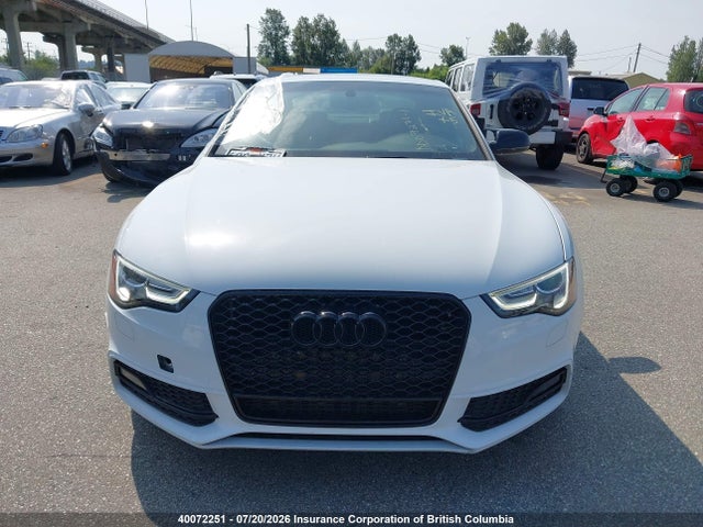 2014 Audi A5 Premium Plus მანქანა იყიდება აუქციონზე, vin: WAUWFBFR7EA027382, აუქციონის ნომერი: 40072251