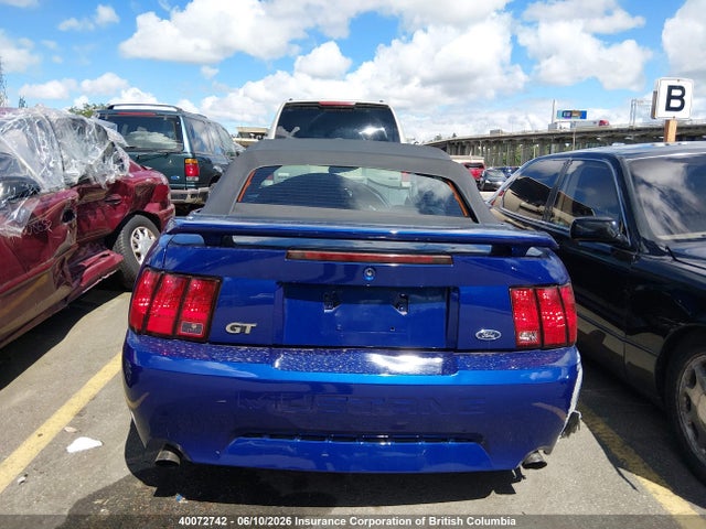 40072742 :رقم المزاد ، 1FAFP45XX2F193346 vin ، 2002 Ford Mustang Gt مزاد بيع