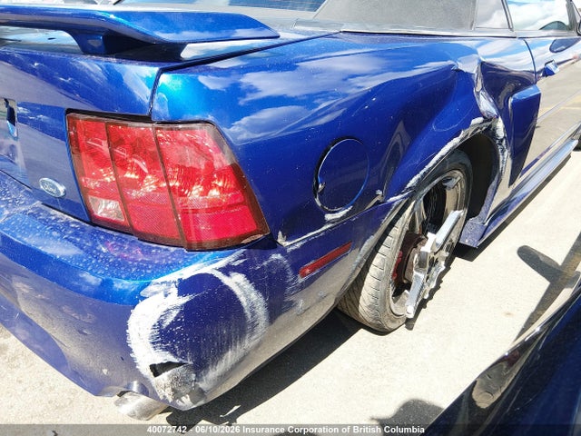 40072742 :رقم المزاد ، 1FAFP45XX2F193346 vin ، 2002 Ford Mustang Gt مزاد بيع