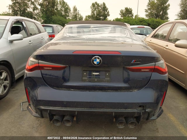 2022 Bmw M4 Competition მანქანა იყიდება აუქციონზე, vin: WBS33BA05NCK21137, აუქციონის ნომერი: 40072832
