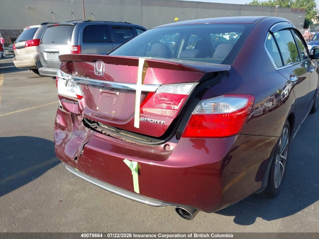2013 Honda Accord Sport მანქანა იყიდება აუქციონზე, vin: 1HGCR2F58DA125301, აუქციონის ნომერი: 40078664