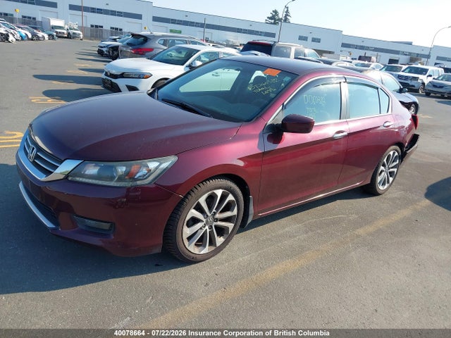 2013 Honda Accord Sport მანქანა იყიდება აუქციონზე, vin: 1HGCR2F58DA125301, აუქციონის ნომერი: 40078664