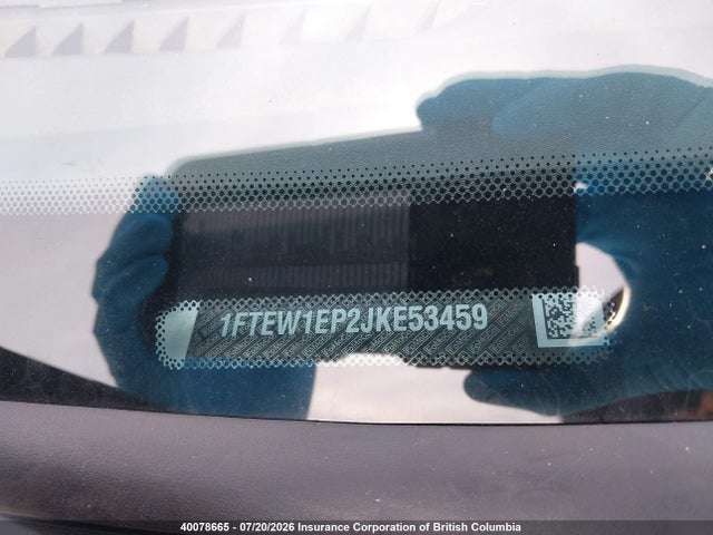 Aukcja sprzedaży 2018 Ford F150, vin: 1FTEW1EP2JKE53459, numer aukcji: 40078665