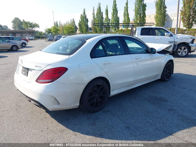 2016 Mercedes-benz C 300 4matic მანქანა იყიდება აუქციონზე, vin: 55SWF4KBXGU167331, აუქციონის ნომერი: 40078692