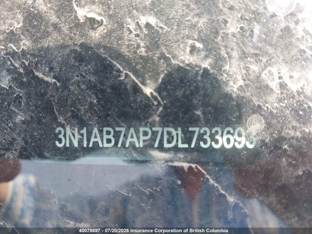 40078697 :رقم المزاد ، 3N1AB7AP7DL733693 vin ، 2013 Nissan Sentra S/sv/sr/sl مزاد بيع